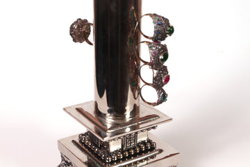 Neemar Silver Candle Stand
