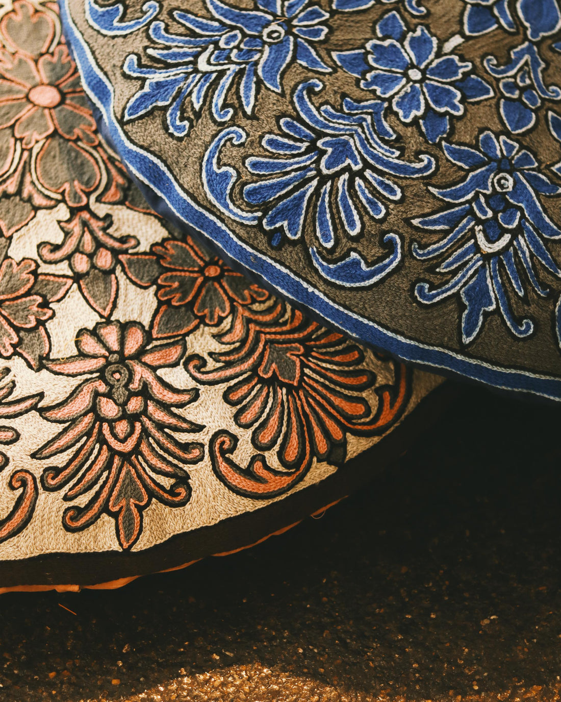 Kashmiri floor cushions