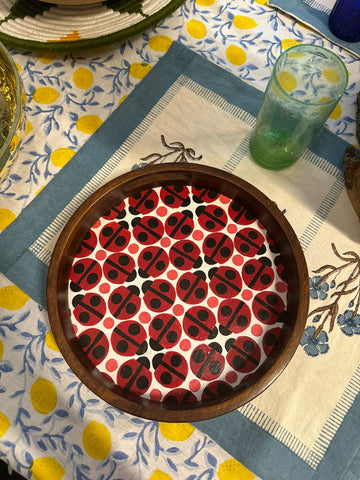 Handpainted Wooden Nesting Trays