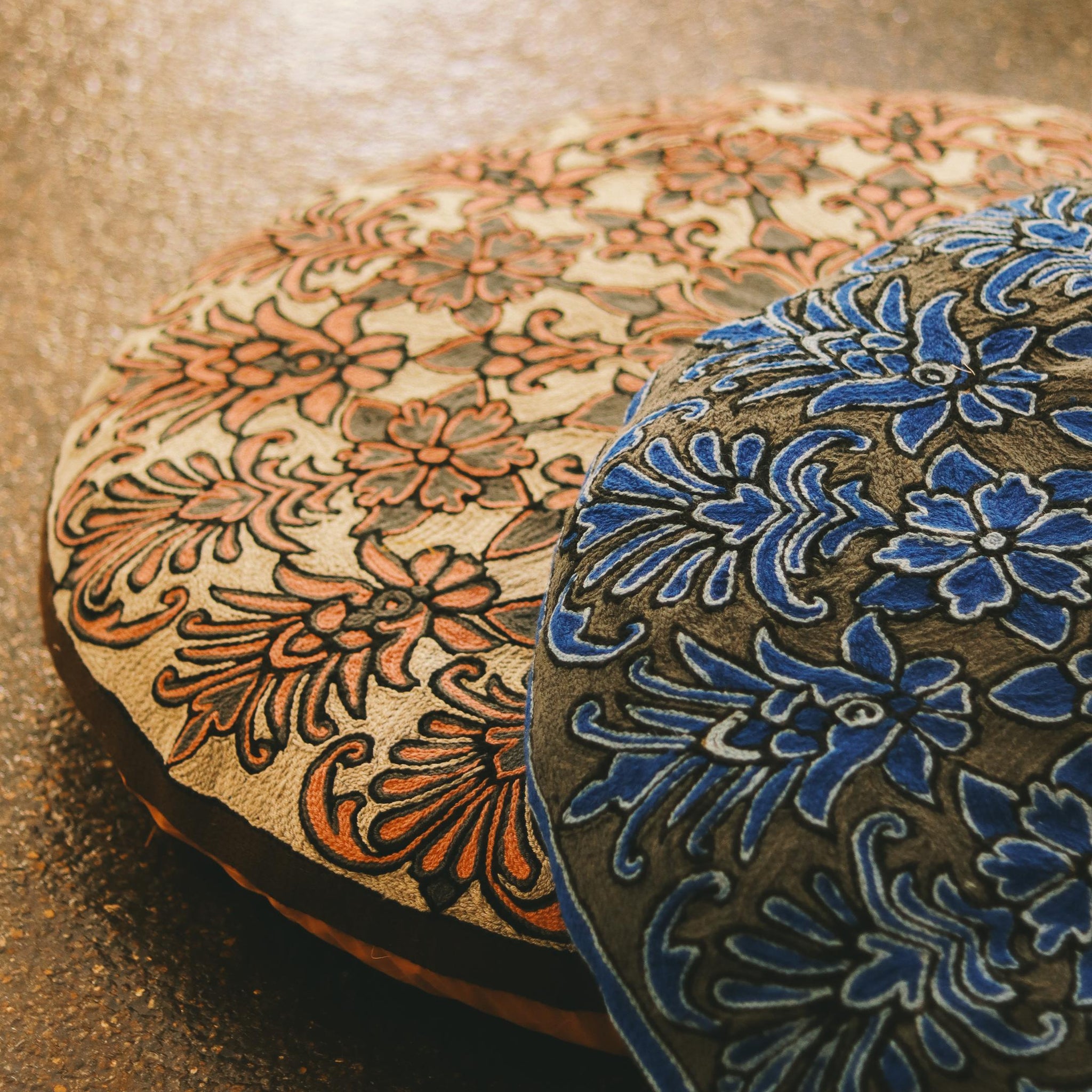 Kashmiri floor cushions