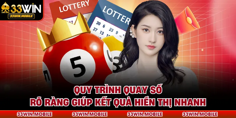 Quy trình quay số rõ ràng giúp kết quả hiển thị nhanh